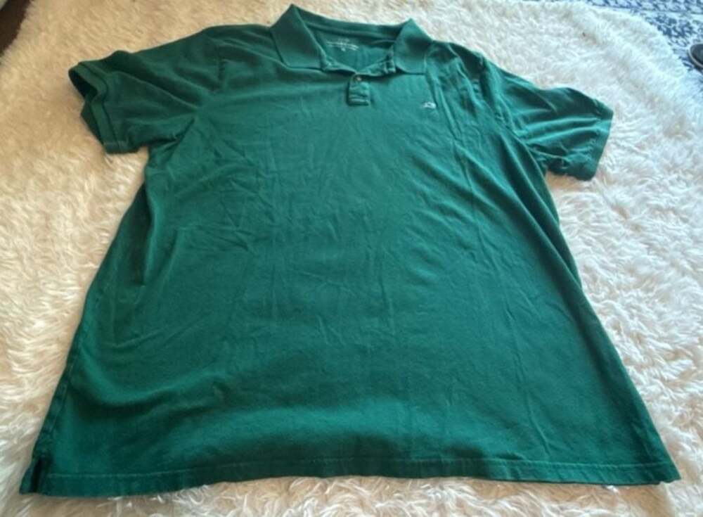 Vineyard Vines Men's Green Short Sleeve Whale Logo Polo Shirt Size XL